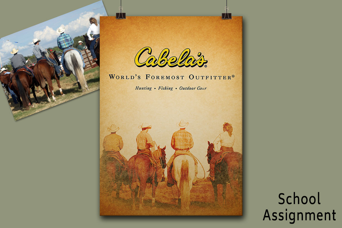 Cabelas Ad/SchoolProject