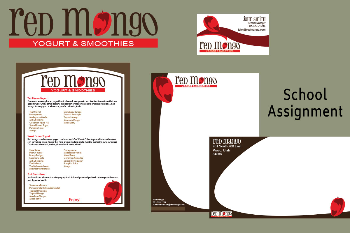 Red Mango Brand Identity/School Project